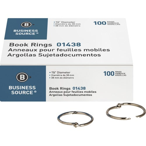 Business Source Standard Book Rings - BSN01438