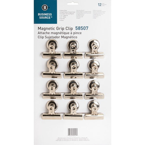 Business Source Magnetic Grip Clips Pack - BSN58507