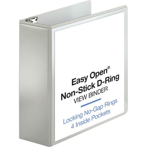 Business Source Locking D-Ring View Binder - BSN26963