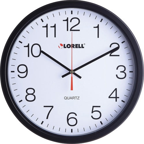 Lorell 12-1/2" Slimline Wall Clock - LLR61008