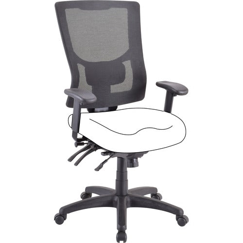 Lorell Conjure Executive High-back Mesh Back Chair Frame - LLR62002  FRN