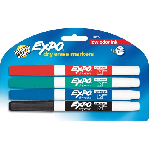 Sanford Sanford Expo Low-Odor Dry Erase Fine Tip Markers SAN86674T