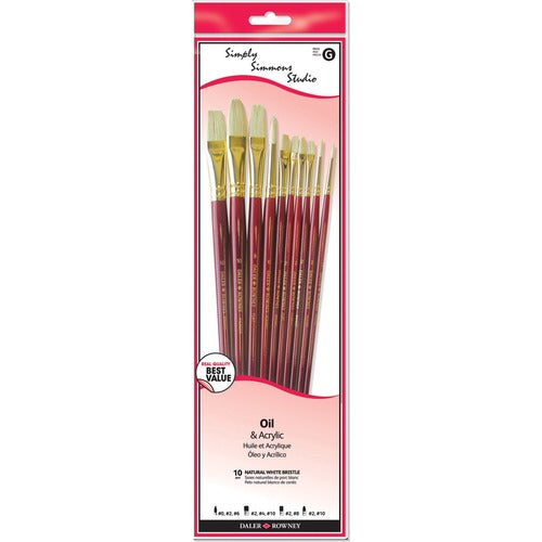 Dixon Dixon Long Handle Acrylic/Oil Paint Brushes DIX258940110