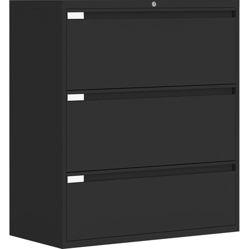 Global 9300 Series Full Pull Lateral File - 3-Drawer - GLB9336P3F1HB  FRN