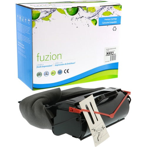 fuzion fuzion Remanufactured Laser Toner Cartridge - Alternative for Lexmark X651 - Black - 1 Each GSUGSLXX651