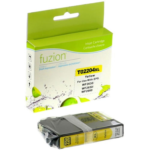 fuzion fuzion Remanufactured High Yield Inkjet Ink Cartridge - Alternative for Epson 220XL (T220XL420) - Yellow - 1 Each GSUIJ2204XL