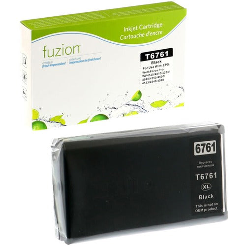 Fuzion Fuzion Remanufactured High Yield Inkjet Ink Cartridge - Alternative for Epson 676XL (T676XL120) - Black - 1 Each GSUIJ676XL1