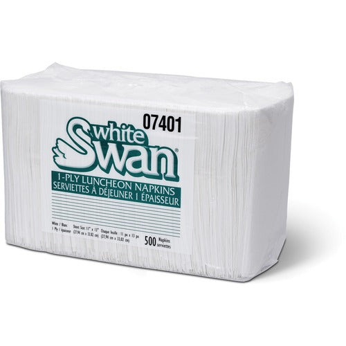 White Swan 1-ply Luncheon Napkins - KRI07401
