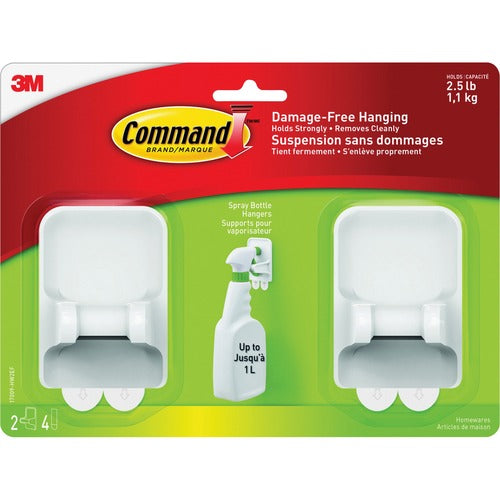 Command Spray Bottle Hangers - MMM17009HW2EF