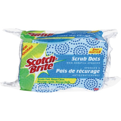 Scotch-Brite Scrub Dots Non-Scratch Sponge - MMM2030312CA