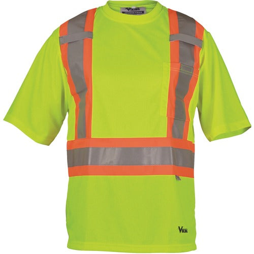 Viking Journeyman Safety T-Shirt Medium Lime Green - VIK6006GM