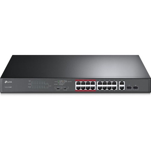 TP-Link TP-Link 16-Port 10/100Mbps + 2-Port Gigabit Unmanaged PoE Switch TPLTLSL1218MP