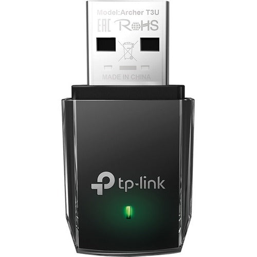 TP-Link TP-Link T3U IEEE 802.11ac Dual Band Wi-Fi Adapter for Notebook TPLARCHERT3U