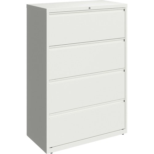 Lorell 36" White Lateral File - 4-Drawer - LLR00031 FYNZ  FRN