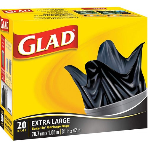 Glad Extra Large Easy Tie Garbage Bags - CLO30312