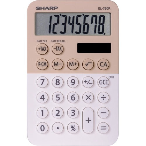Sharp 8-digit Large Desktop Calculator - SHREL760RBLA