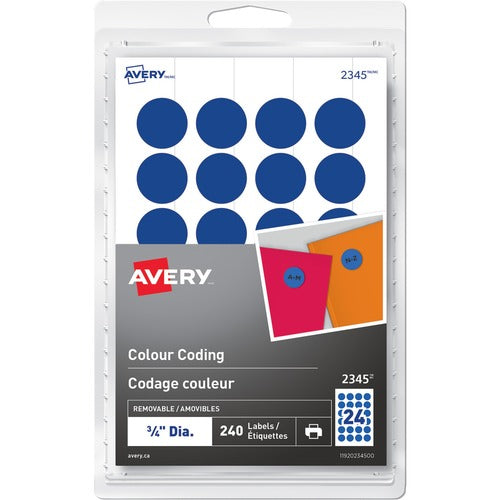 Avery&reg; Removable Colour Coding Labels - AVE2345