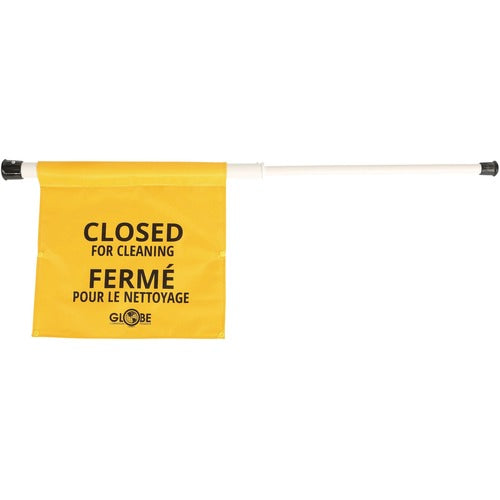 Globe Globe Closed for Cleaning Sign - English/French GCP7115