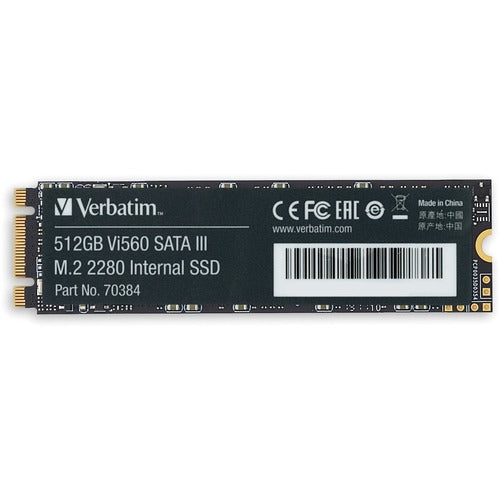 Verbatim Vi560 512 GB Solid State Drive - M.2 2280 Internal - SATA (SATA/600) - VER70384