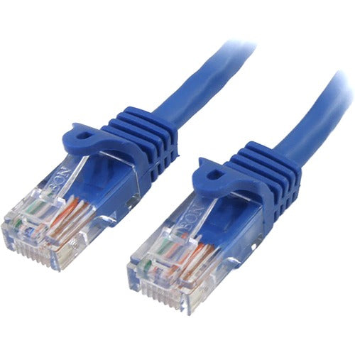 StarTech.com StarTech.com 7 ft Blue Snagless Cat5e UTP Patch Cable STCRJ45PATCH7