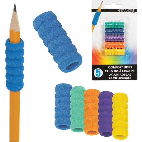 Merangue 5pk Comfort Pencil Grips - MGE778407