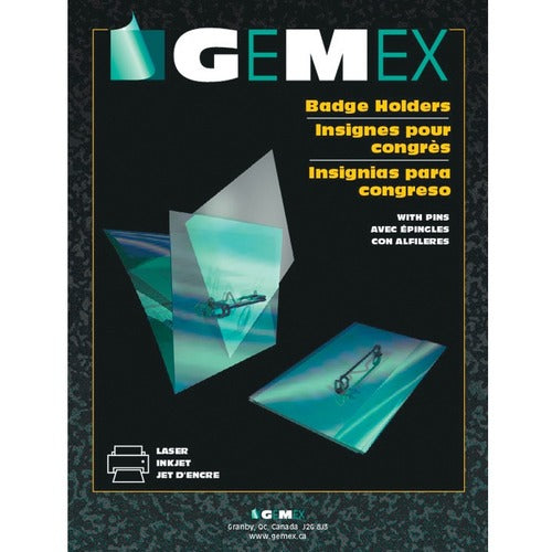 Gemex Identification Badges with Pin - GMX200