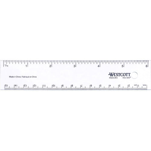 Westcott 15cm/6" Flexible Vinyl Ruler - ACM40806