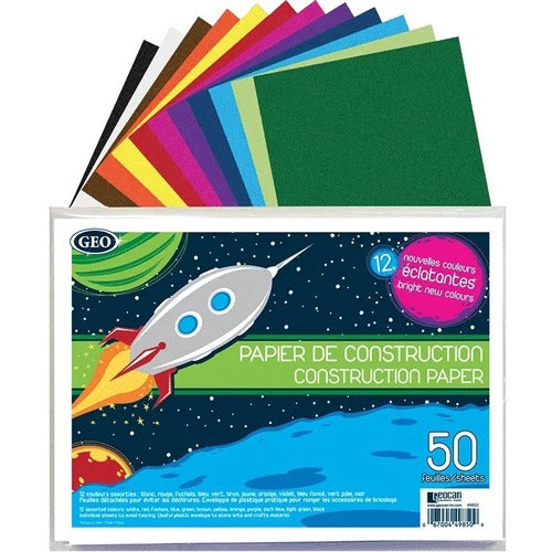 Geocan Construction Paper Envelope, 50 Sheets - GCI49850