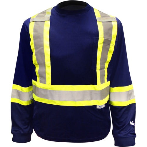 Viking Safety Cotton Lined Long Sleeve Shirt - VIK6015NM