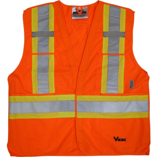 Viking 5pt. Tear Away Safety Vest - VIK6135OSM