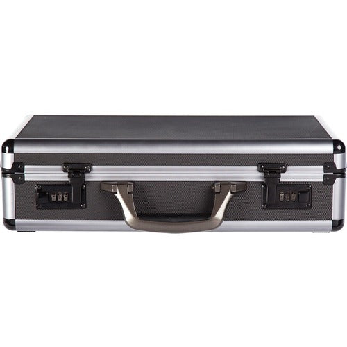 bugatti Carrying Case (Attach&eacute;) for 17.3" Notebook, Tablet - Gun Metallic, Black - BUGATC0103