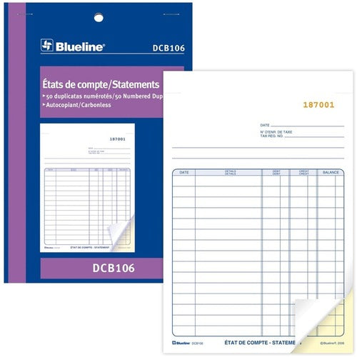 Blueline Statements Book - BLIDCB106