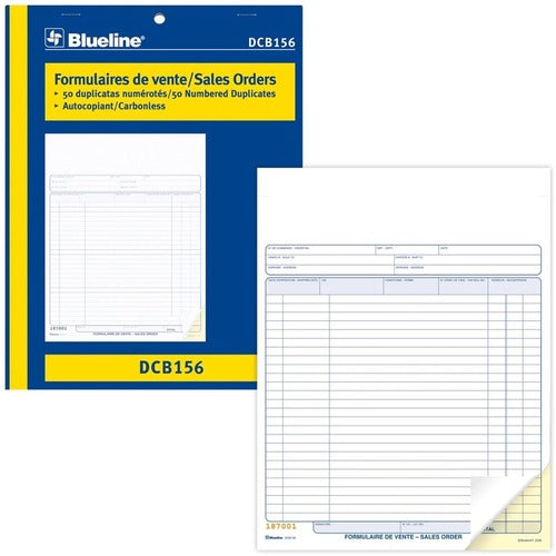 Blueline Sales Orders Book - BLIDCB156