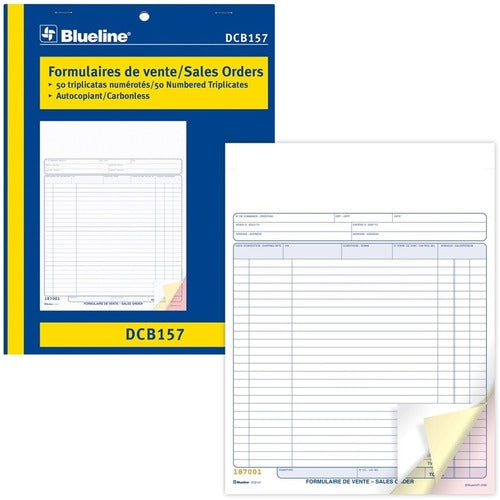 Blueline Sales Orders Book - BLIDCB157