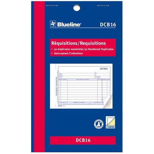 Blueline Requisitions - BLIDCB16