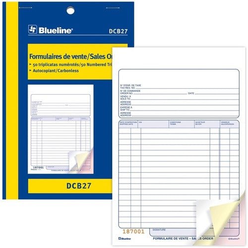 Blueline Sales Orders Book - BLIDCB27