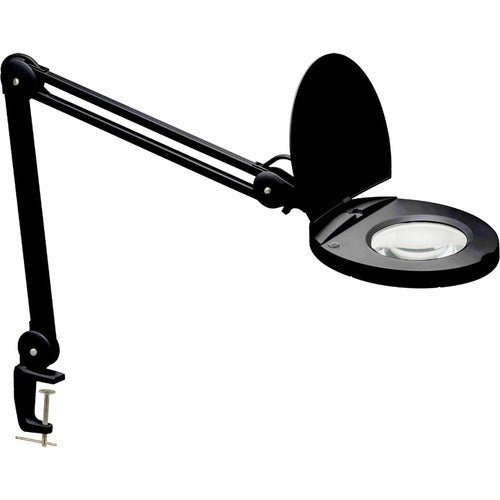 Dainolite 8W LED Magnifier Lamp, Black Finish - DINDMLED10ABK