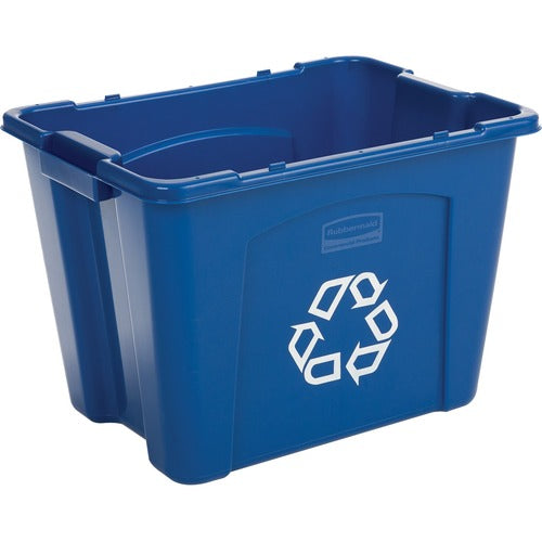 Rubbermaid Commercial Recycling Box 14 Gal Blue - RUB110734