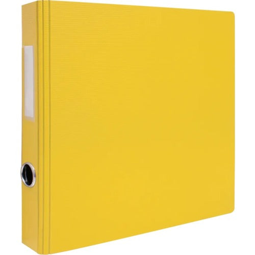 Geocan 1.5" Textured Heavy-duty Binder, Yellow - GCIPGR1415YE