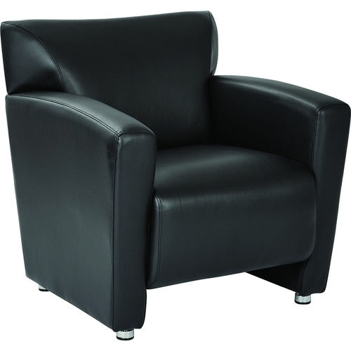 OSP Furniture Club Chair with Silver Finish Legs - OSPSL2911SU6