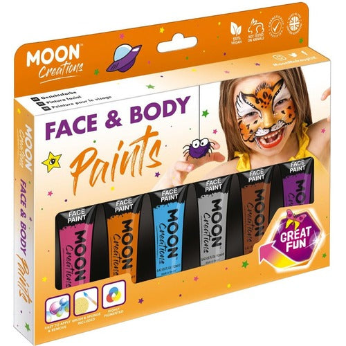 Moon Creations Face & Body Paint Adventure Colours Boxset - AVDC01143