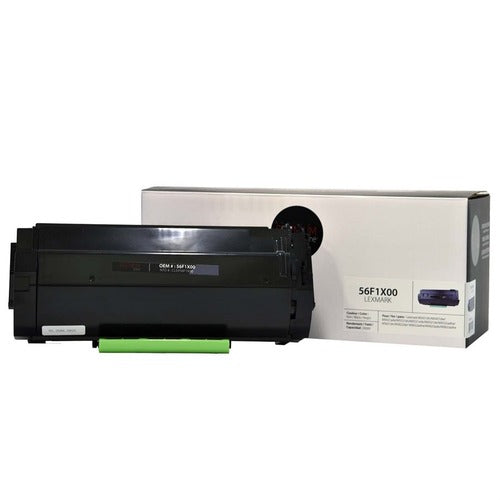 Premium Tone Premium Tone Toner Cartridge - Alternative for Lexmark 56F1X00 - Black DNS808097