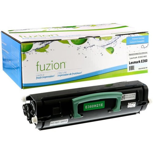 Fuzion Fuzion Laser Toner Cartridge - Alternative for Lexmark E360H11A - Black - 1 Each GSUGSLXE360NC