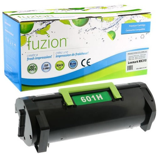 Fuzion Fuzion High Yield Laser Toner Cartridge - Alternative for Lexmark - Black - 1 Each GSU387621