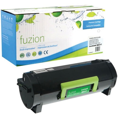 Fuzion Fuzion Remanufactured Laser Toner Cartridge - Alternative for Lexmark 51B1000 - Black - 1 Each GSUGSLXMS317