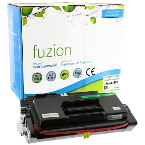 Fuzion Fuzion Laser Toner Cartridge - Alternative for Xerox 106R01371 - Black - 1 Each GSUGSX3600NC