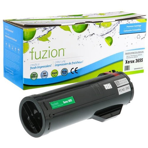 Fuzion Fuzion Extra High Yield Laser Toner Cartridge - Alternative for Xerox 106R02740 - Black - 1 Each GSUGSX3655XNC