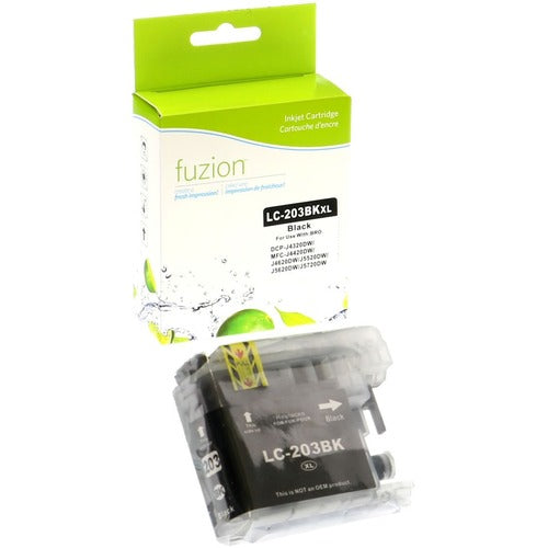 Fuzion Fuzion Inkjet Ink Cartridge - Alternative for Brother LC203 - Black - 1 Each GSUIJLC203XLK