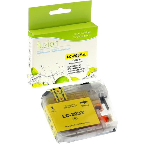 Fuzion Fuzion Inkjet Ink Cartridge - Alternative for Brother LC203 - Yellow - 1 Each GSUIJLC203XLY