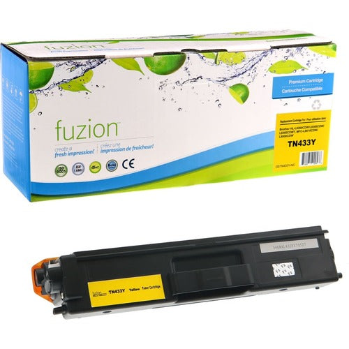 Fuzion Fuzion High Yield Laser Toner Cartridge - Alternative for Brother TN433Y - Yellow Pack GSUGSTN433YNC